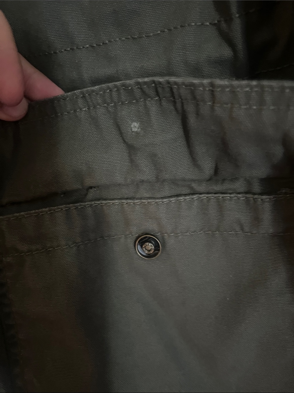 Universal Thread Olive Jacket with Branded Label - Picture 5 of 7